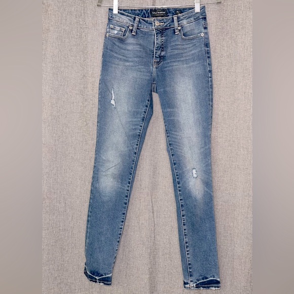 Lucky Brand Hayden Skinny Tapered Jeans 00 24 - Picture 2 of 7
